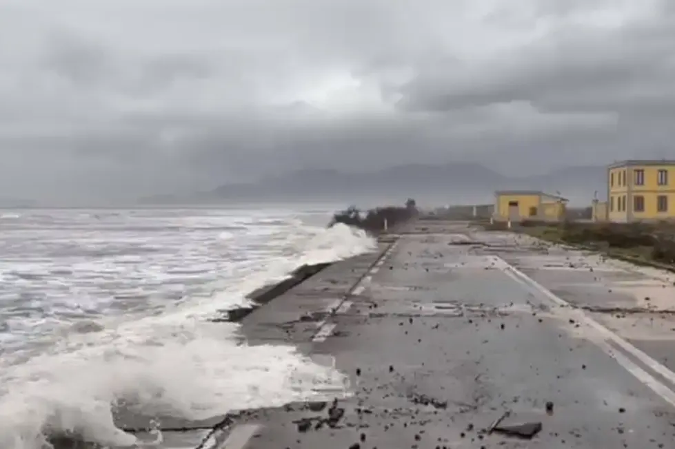 La statale 195 (foto Archivio)