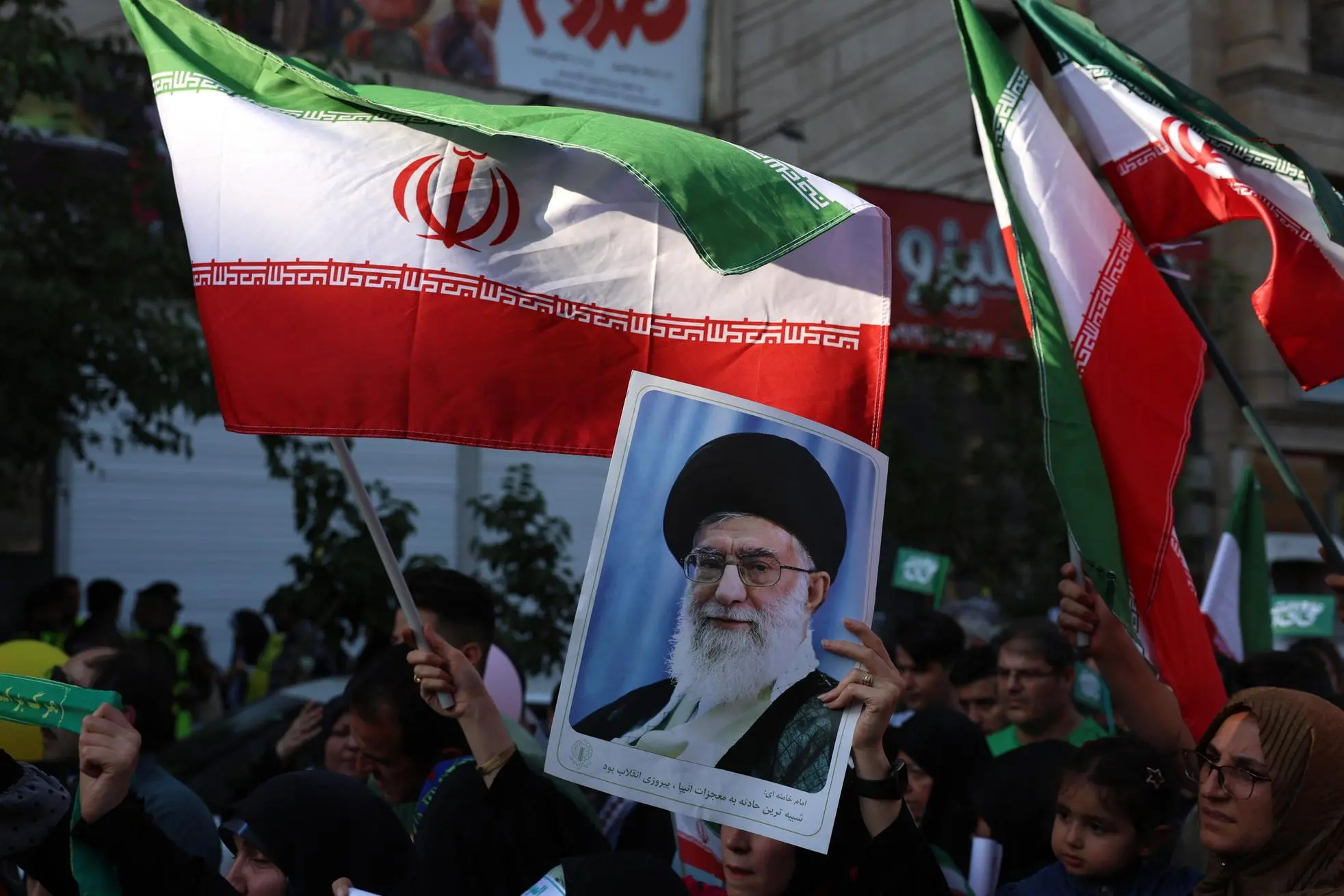 Le proteste in Iran (Foto Ansa)