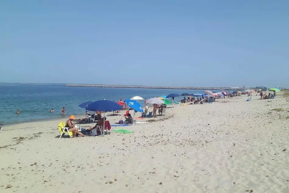 La spiaggia di Abarossa (foto Pinna)