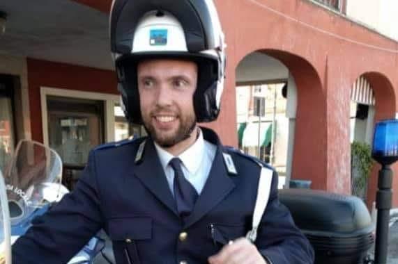 Massimo Boscolo (foto Facebook Polizia locale Taino)