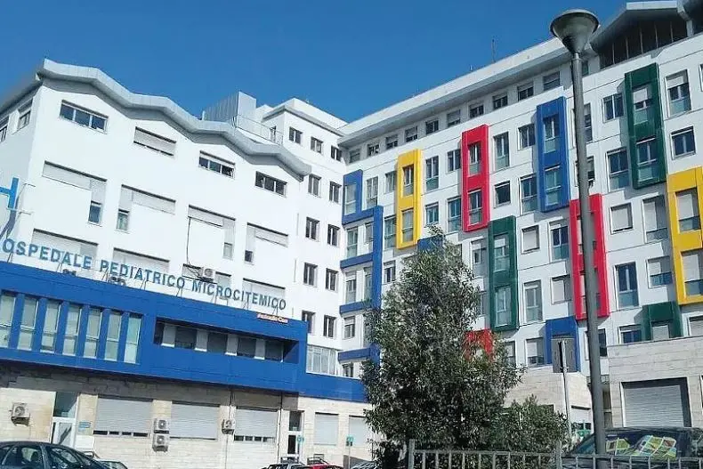 L'ospedale Microcitemico (Ansa)