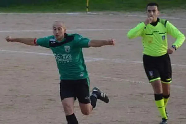 Marco Arcadi, bomber del Pattada (L'Unione Sarda - Tellini)