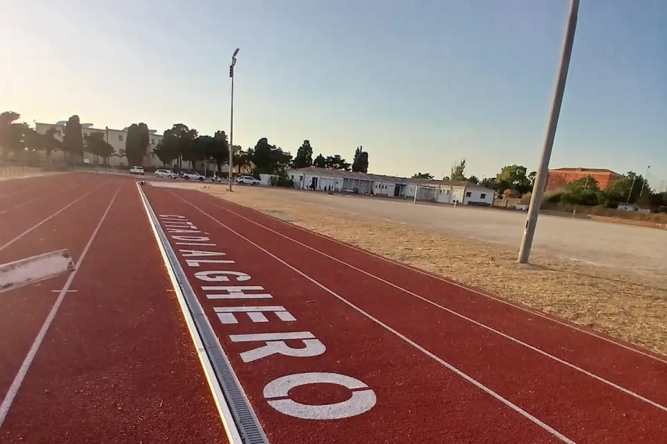 La pista di atletica di Maria Pia