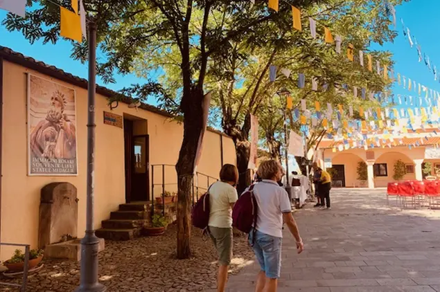 Il centro storico di Laconi (Foto di Sara Pinna)
