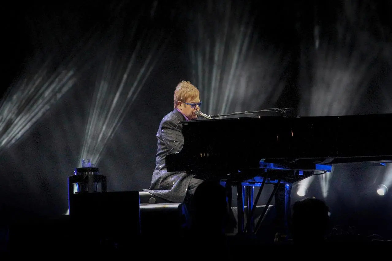 Elton John al Cala di Volpe nel 2012 (foto Davide Caglio)