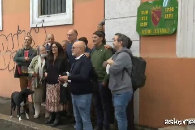 I leader politici ai seggi, Enrico Letta vota a Roma