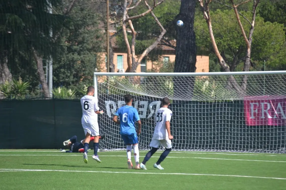 Un’immagine della gara d’andata con l’Albalonga (foto Ilenia Giagnoni)