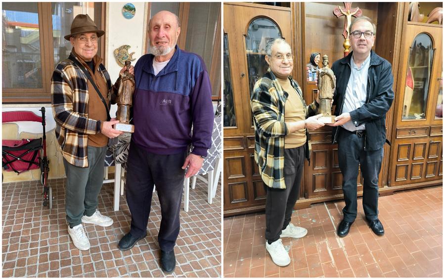 Da Assemini alla Polonia, la scultura di Cau e Ruggeri per padre Adam Rakus