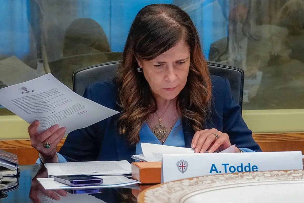 Alessandra Todde, presidente della Regione Sardegna