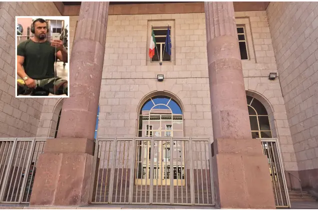Il tribunale di Sassari, nel riquadro Fadda