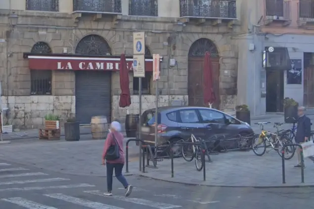 L'enoteca sanzionata con la sospensione della concessione (foto Google Maps)