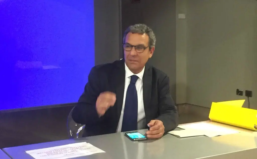 Francesco Desogus, candidato governatore del Movimento 5 Stelle (foto Matteo Sau)