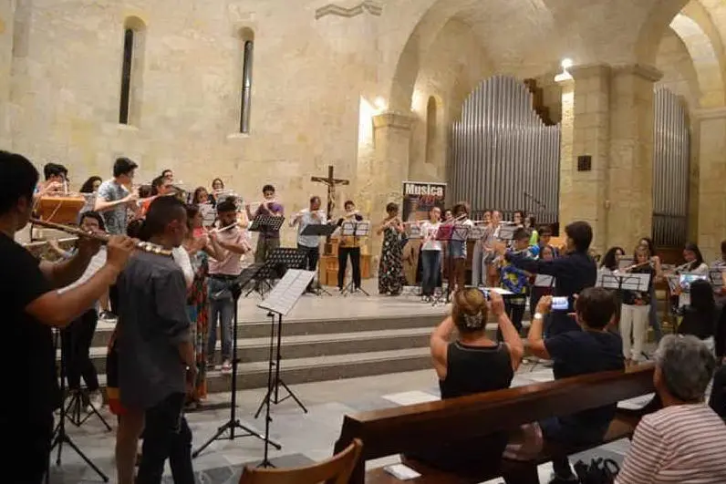 Concerto alla basilica di San Gavino (foto Mariangela Pala)