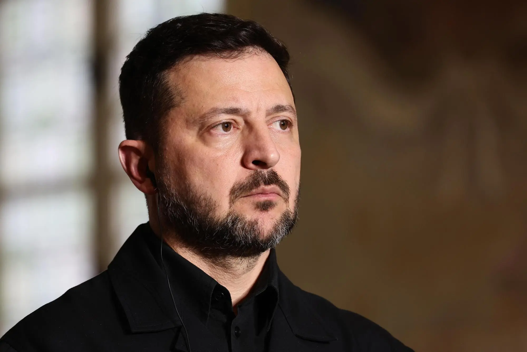Il presidente ucraino Volodymyr Zelensky (Ansa-Epa)