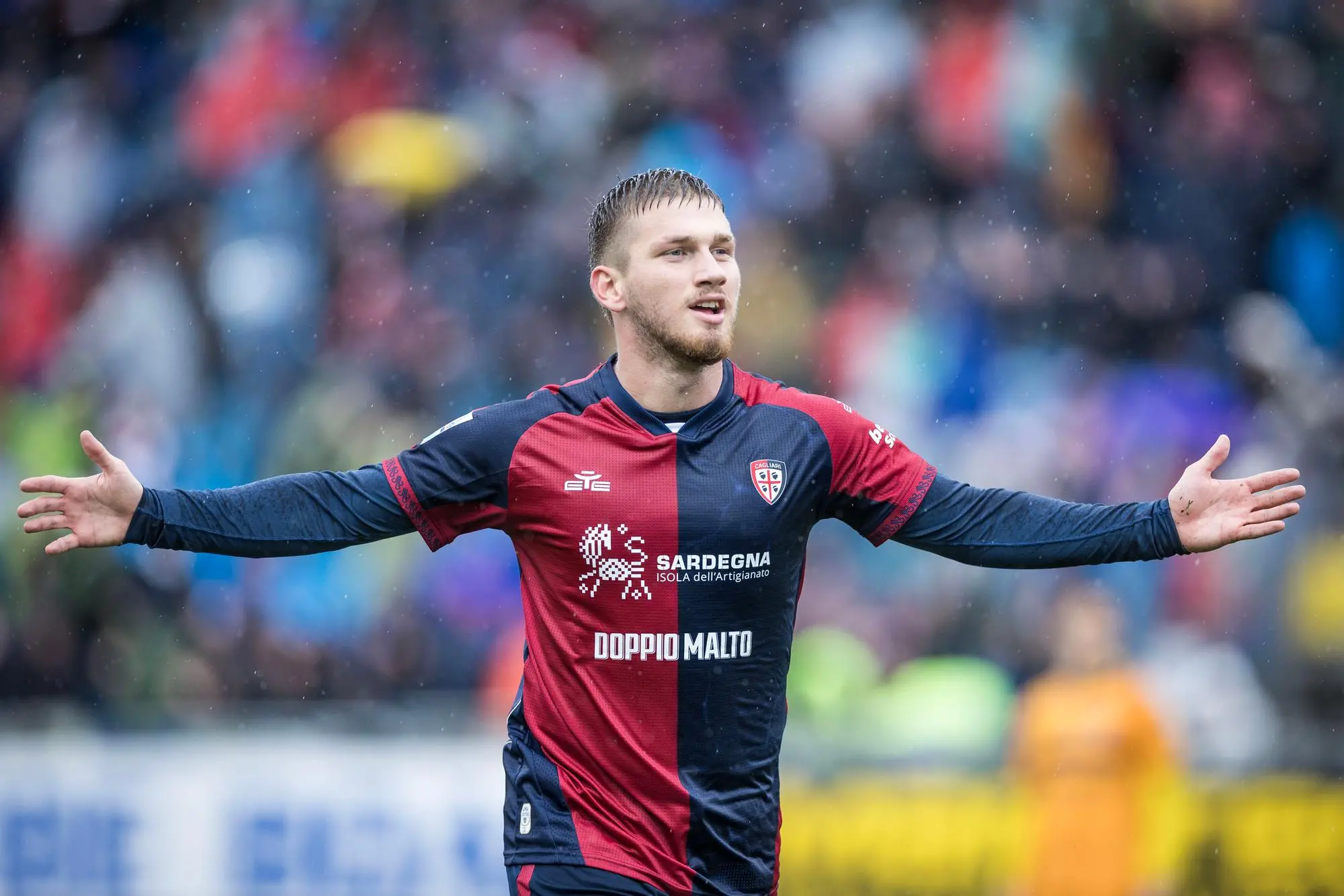 Semih Kılıçsoy, attaccante del Cagliari (foto Valerio Spano)