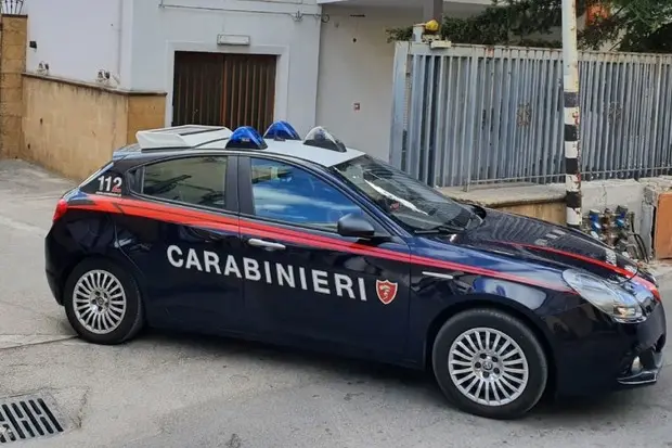 Un intervento dei Carabinieri, immagine simbolo (foto Ansa)