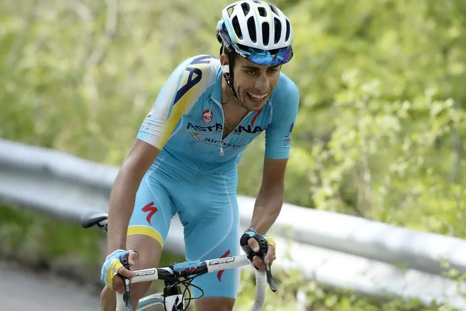 Fabio Aru in azione
