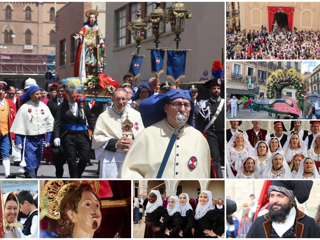 Sant'Efisio, il cammino da Stampace a Nora (foto Niada)