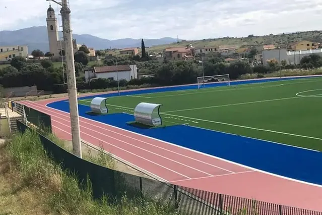 Il centro sportivo a Brescia (Foto Serreli)