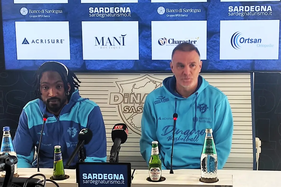 Il capitano Thomas e il coach Mrsic (foto G. Marras)