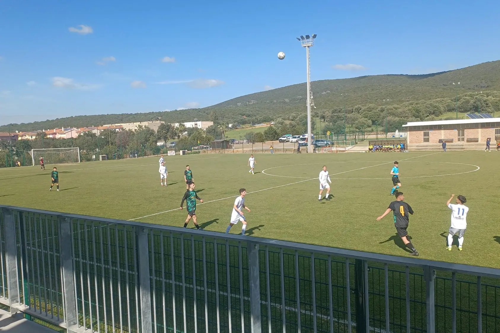L'Atletico in una gara casalinga. (Foto Scano)
