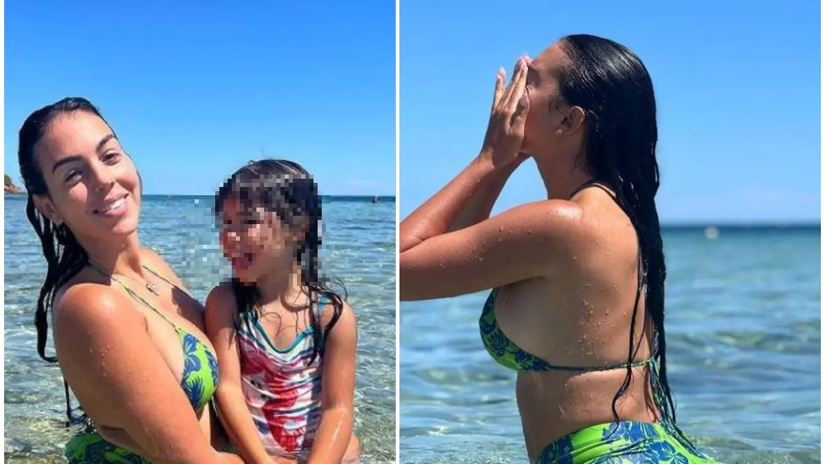 Georgina Rodriguez in Sardinia