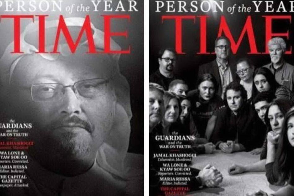 Jamal Khashoggi e i &quot;giornalisti guardiani della verità&quot; personaggi dell'anno per il Time Magazine
