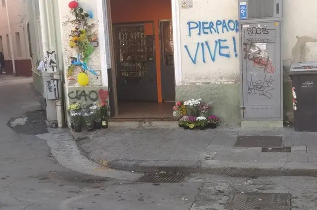 Quartu, scritte per Pierpaolo Cara