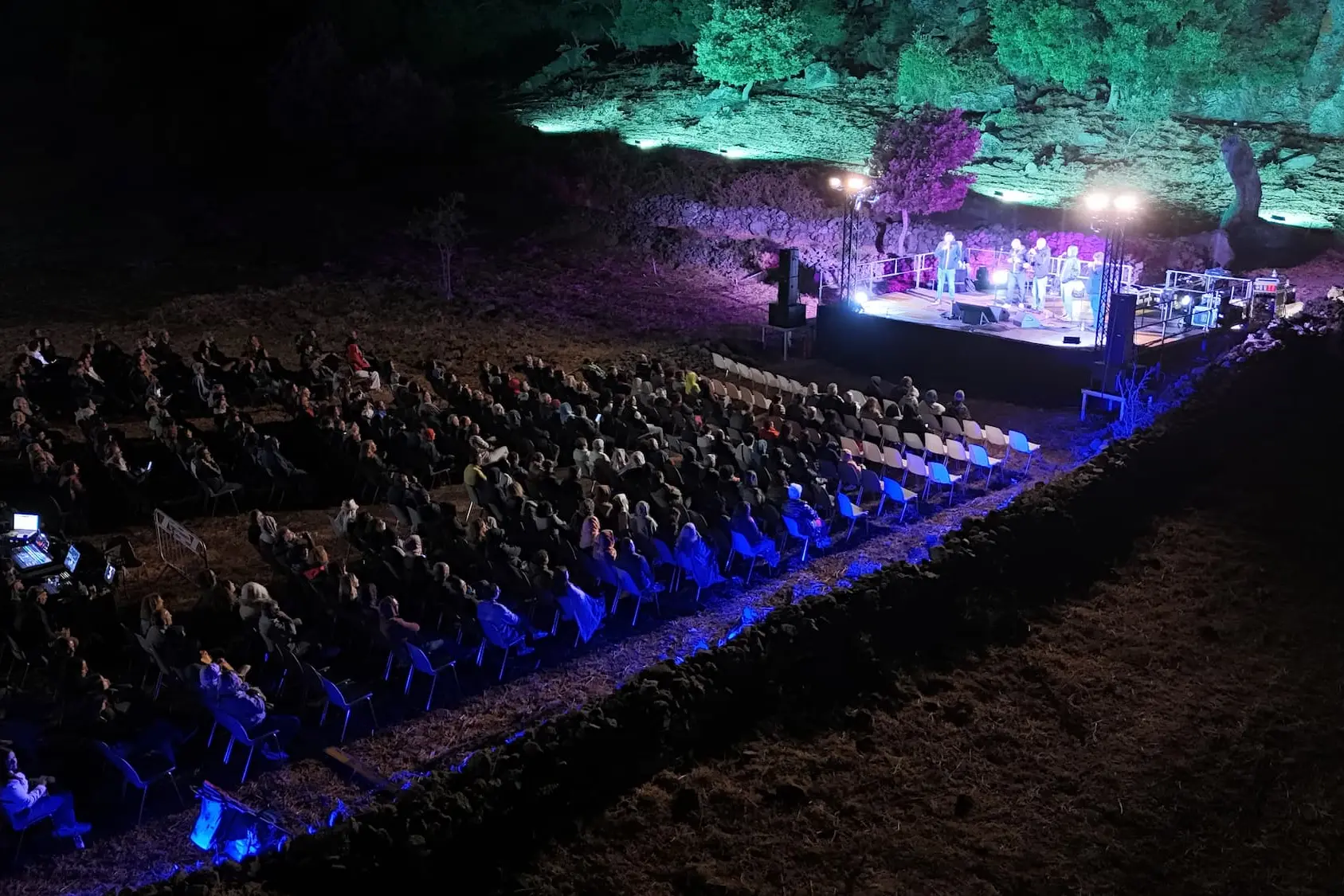 Un momento del concerto dei Neri per Caso (foto concessa)