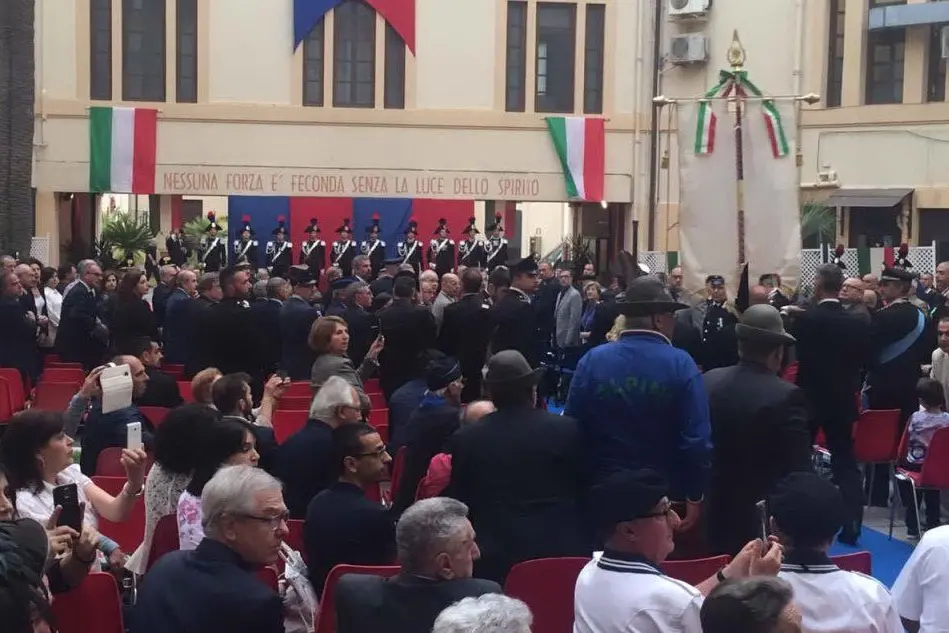 La cerimonia a Cagliari