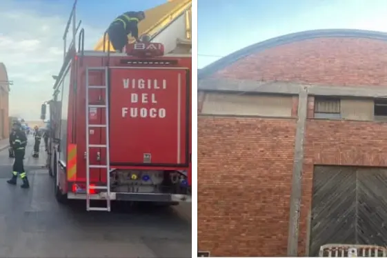 L'intervento dei vigili del fuoco (foto Pala)