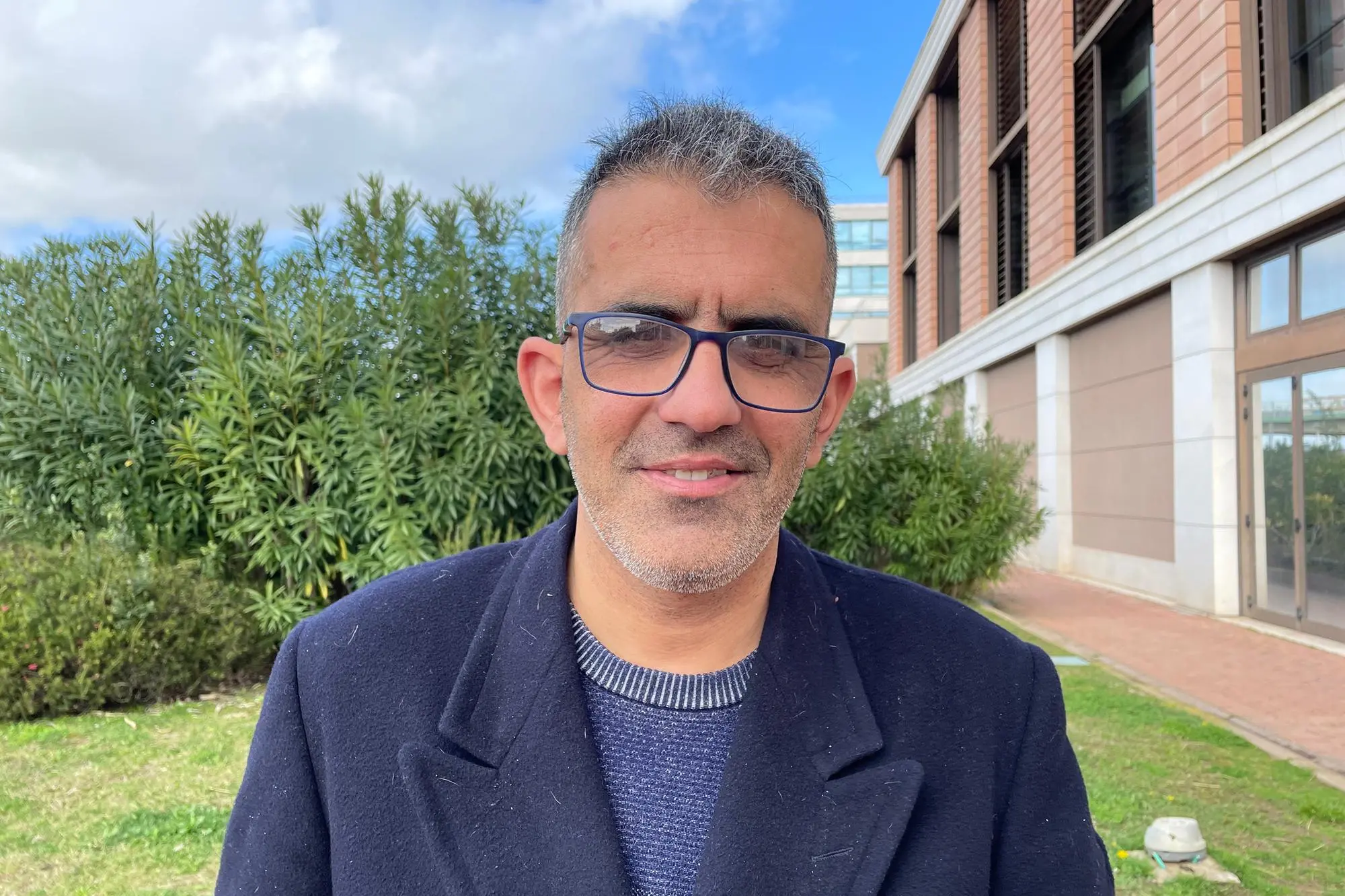 Simone Maria Mameli, 47 anni, di Pirri (foto Spignesi)