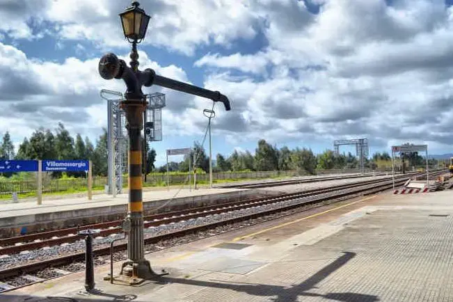 La stazione ferroviaria di Villamassargia