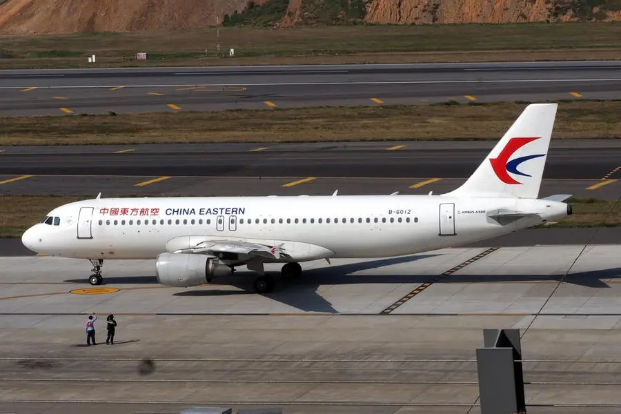 epa09840355 (FILE) - An Airbus A320 of China Eastern Airlines taxies at the Taoyuan International Airport in Taoyuan City, Taiwan, 08 January 2020 (reissued 21 March 2022). A China Eastern Airlines Boeing 737-800 with 132 people on board crashed in southern China on a flight from Kunming to Guangzhou on 21 March 2022, according to China's Civil Aviation Administration. EPA/DAVID CHANG