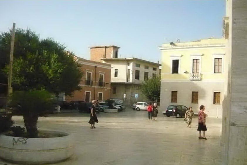 La piazza di Sinnai (foto Serreli)