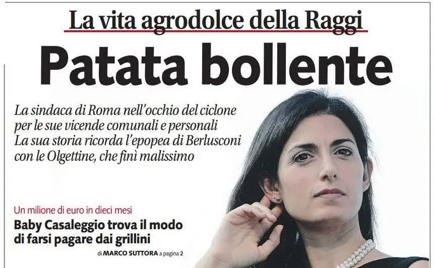 La prima pagina di Libero