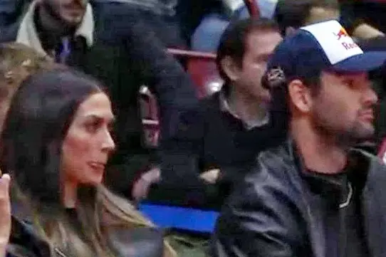 Melissa Satta e Matteo Berrettini (foto da frame video)