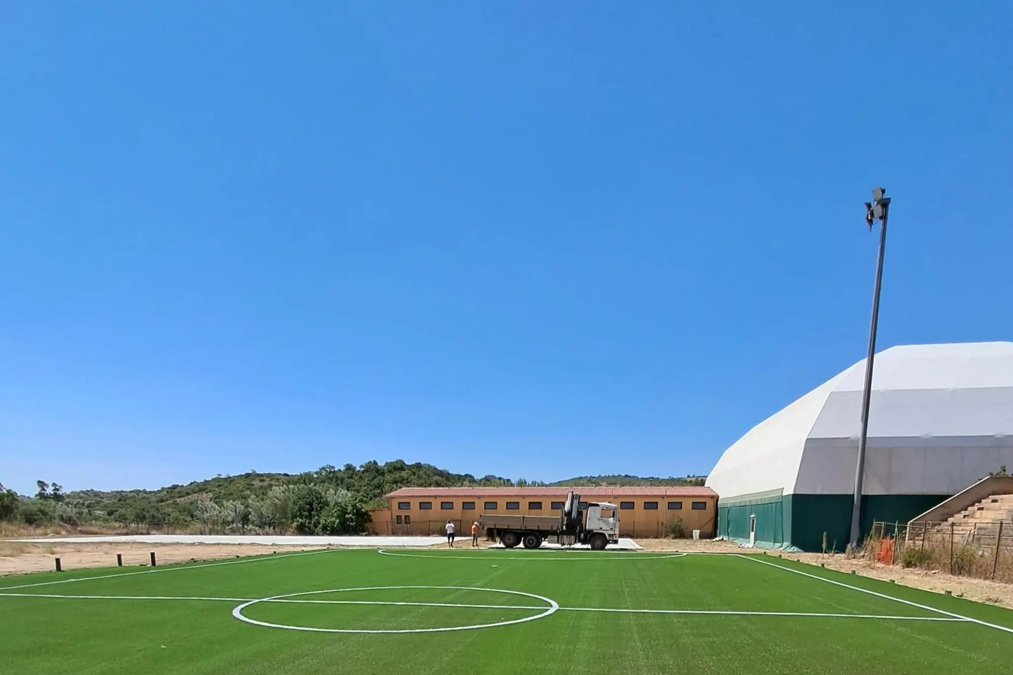 L'area sportiva di Gonnosnò (foto concessa)