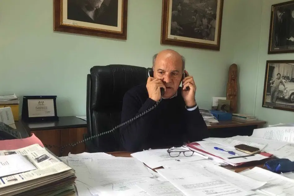 Il sindaco Adalberto Sanna