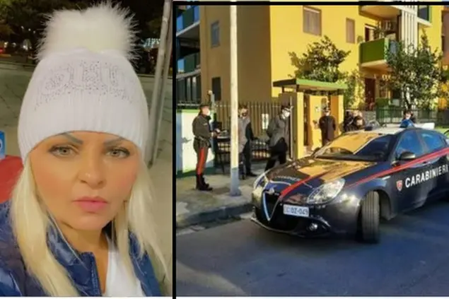 La vittima e il luogo dell'omicidio (L'Unione Sarda)
