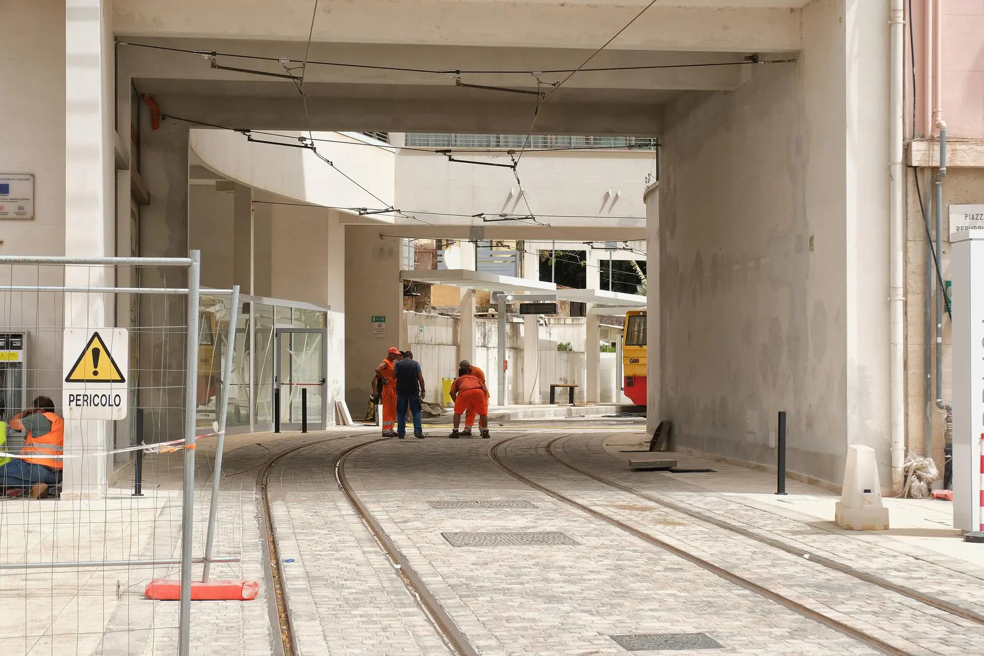 20 06 24 cagliari cantiere metro piazza repubblica - foto giuseppe ungari