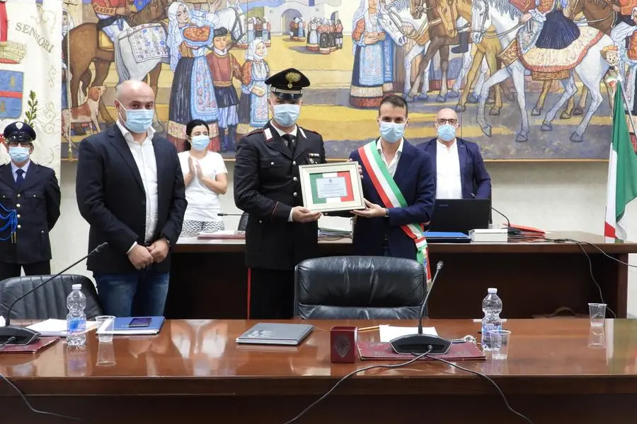 La cerimonia (foto carabinieri)