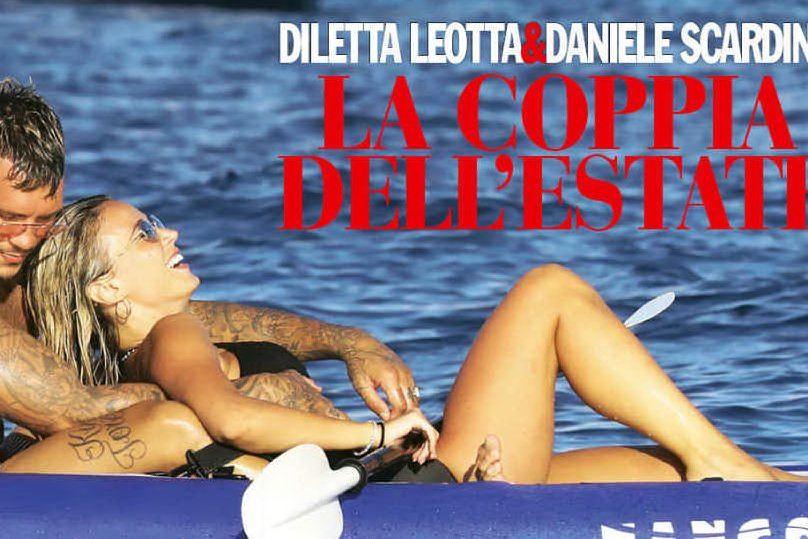Teneri abbracci tra Diletta Leotta e Daniele Scardina