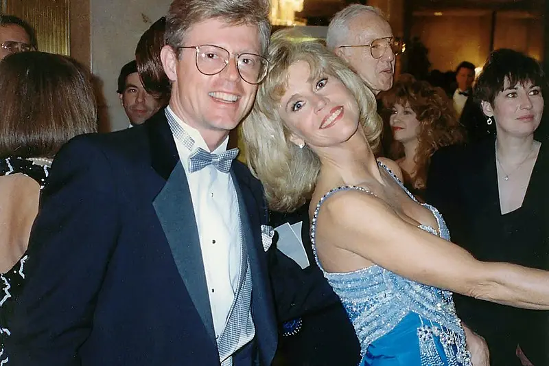 Col fratello Peter ai premi Oscar del 1990