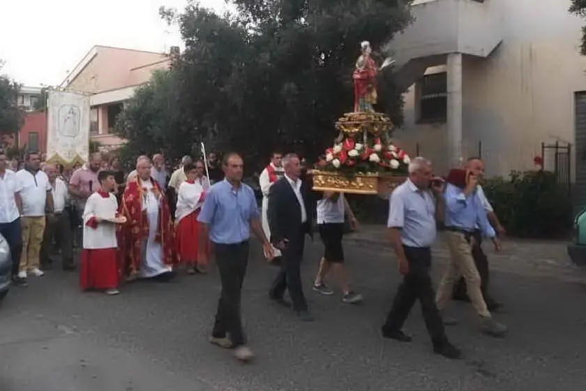 La processione nel 2019 (Foto Andrea Serreli)
