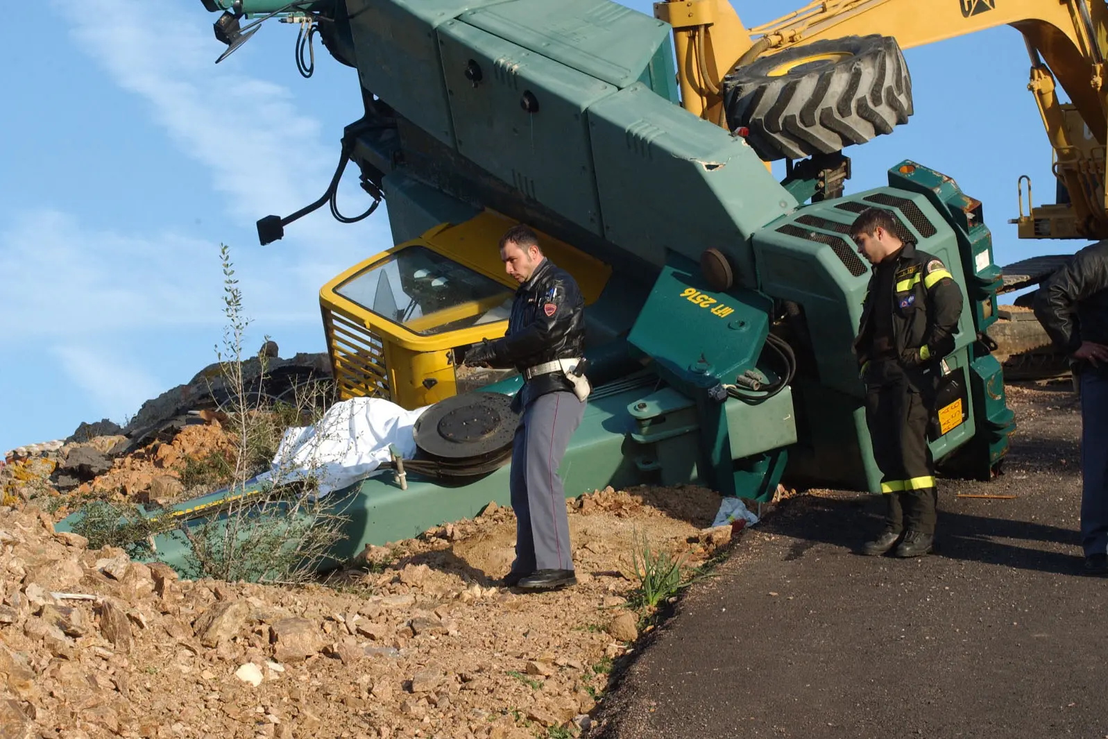 Incidente sul lavoro in Gallura in una foto simbolo (Archivio)