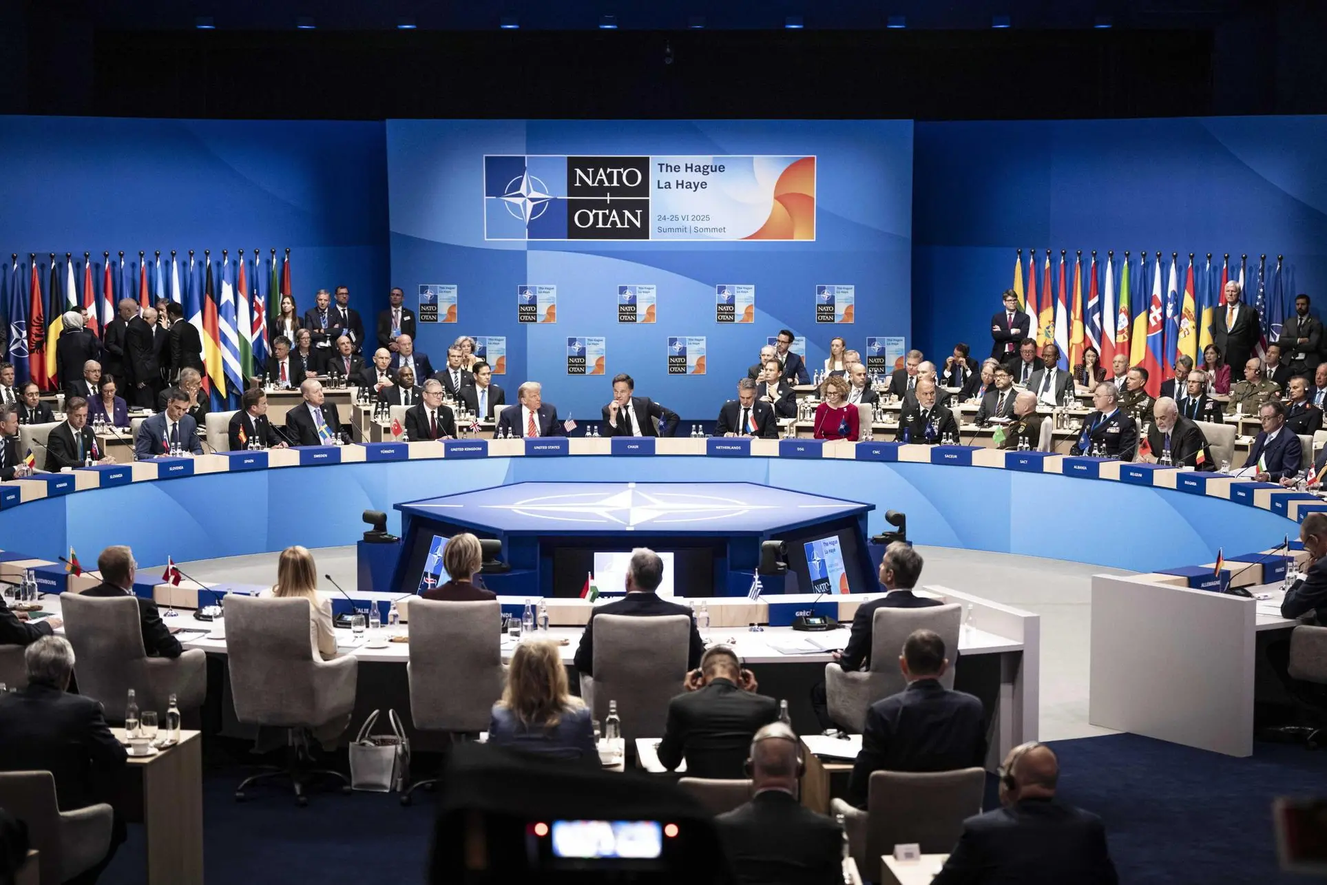 Vertice Nato (foto Ansa/Epa)