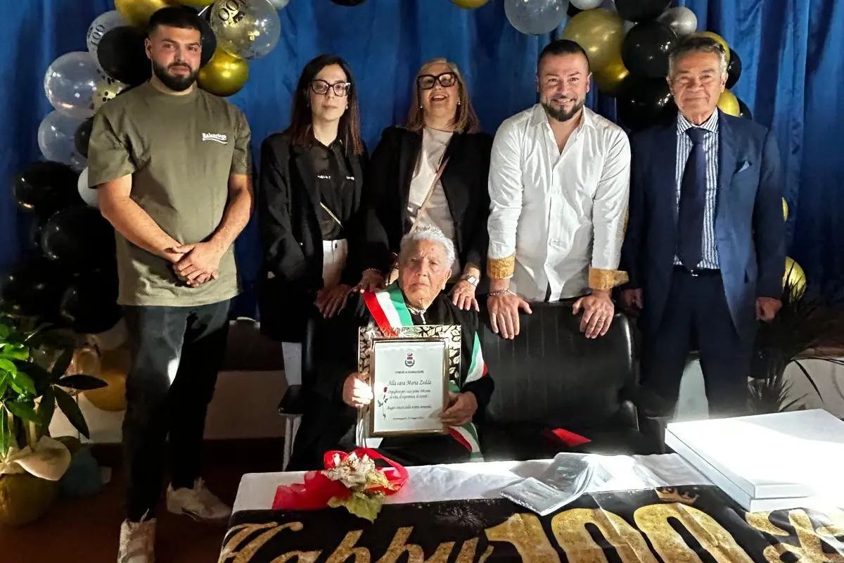 Maria Zedda, la nuova centenaria di Guamaggiore