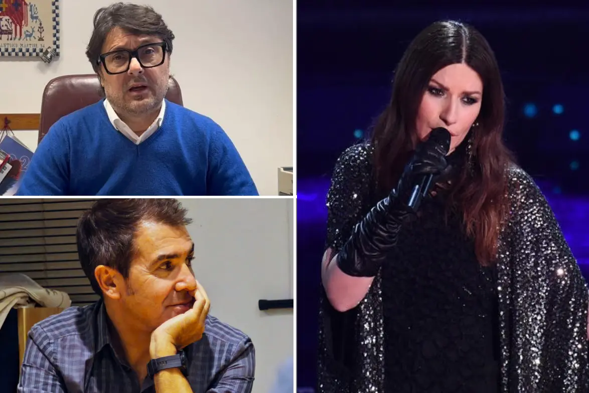 Ignazio Locci, Luca Mereu e Laura Pausini