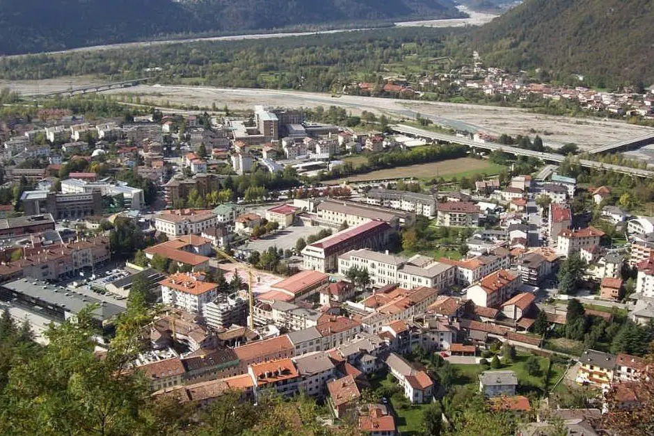 Panoramica di Tolmezzo (fonte Wikipedia)